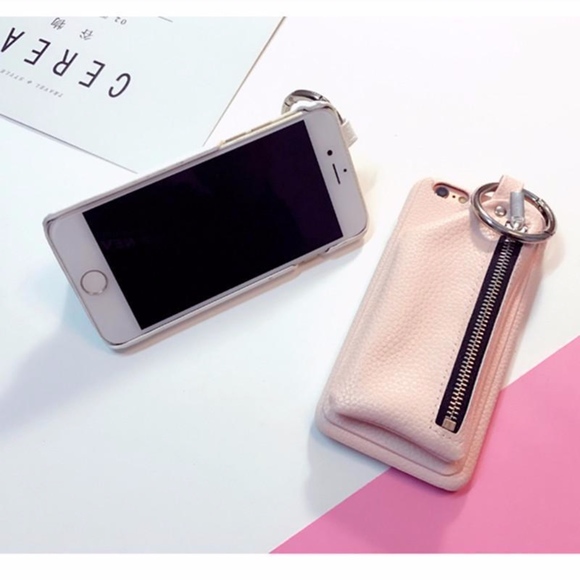 RE-STOCK IN!! *WHITE* Phone Case W/Zip Compartment - Picture 4 of 8